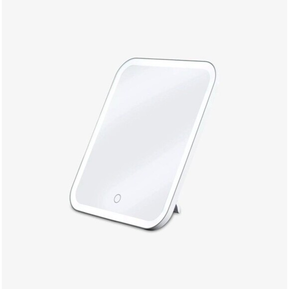 Makeup Train Case w/LED Mirror Professional Travel Cosmetic Bag Makeup Organizer - Picture 8 of 8